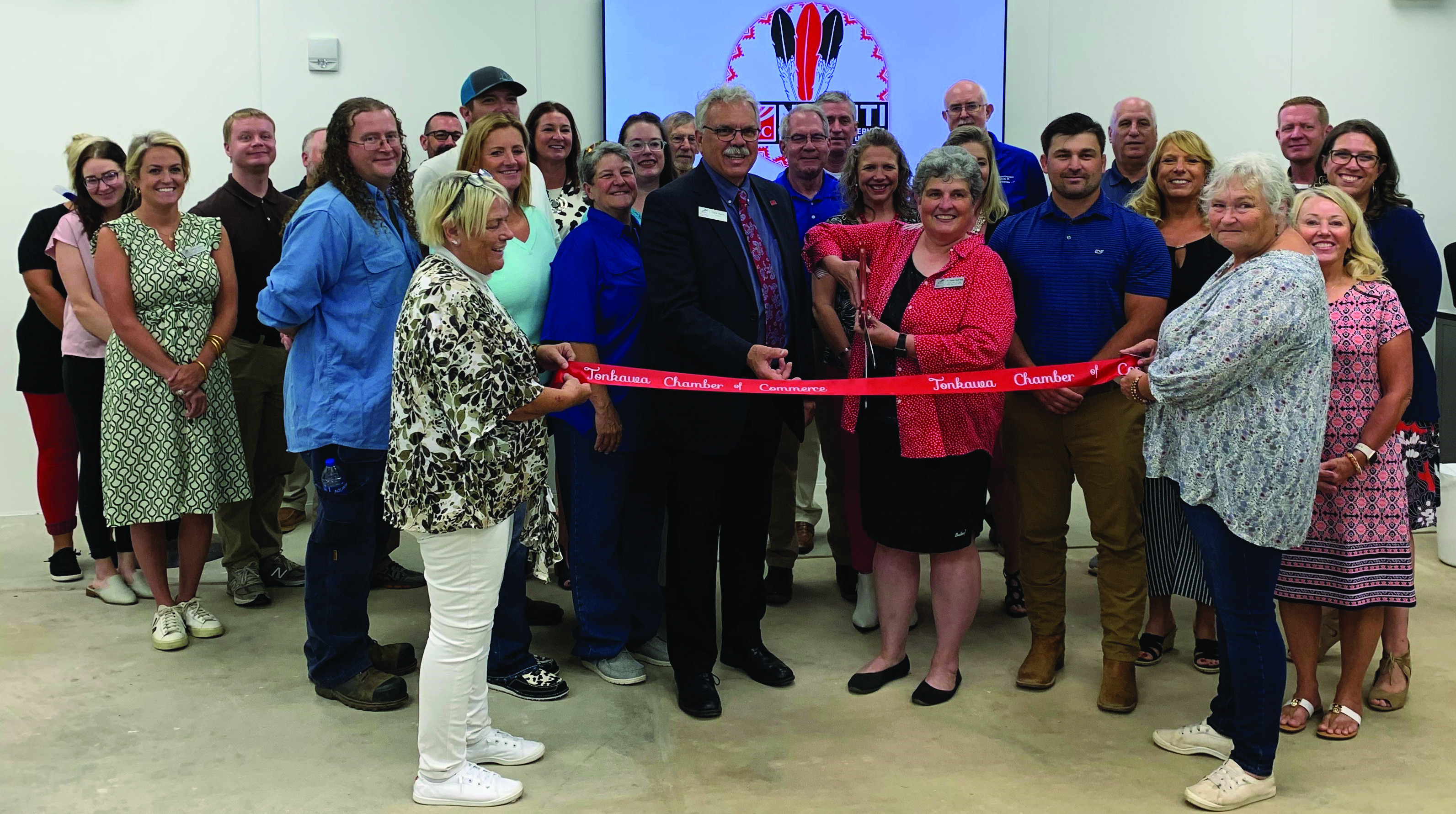 Northern Oklahoma College held a ribbon cutting for the opening of the